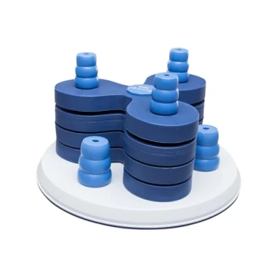 Immagine di Trixie Gioco di strategia per la Torre dei Fiori, Ø 30 x 13 cm, 1125 kg, Bianco/Blu, Tutte Le Misure Razza