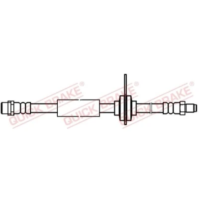 Immagine di QUICK BRAKE 32.710 Tubi Freno 466mm M10x1 con filettatura interna, esterna FORD: KUGA 2, Transit Mk6 Van
