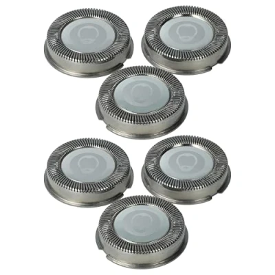 Immagine di vhbw 6x testina di ricambio compatibile con Philips HQ5860, HQ5856, HQ5858, HQ5850, HQ5851, HQ5855, HQ5853, HQ5854 rasoio elettrico