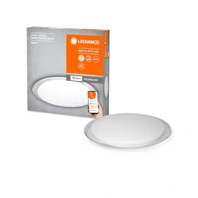 Immagine di LEDVANCE DECORATIVE CEILING WITH WIFI TECHNOLOGY 4058075573475 Lampada LED a soffitto per bagno ERP: F (A G) 30 W Bianco caldo