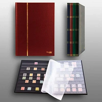 Immagine di A4 classificatori 16 Pagine Nere, Prophila Leuchtturm, Rosso Colori