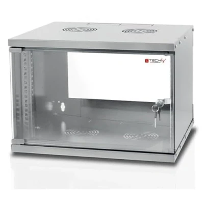Immagine di Techly Professional 023707 Armadio Rack 19&quot; a Muro 9U Prof. 450 Grigio Assemblato