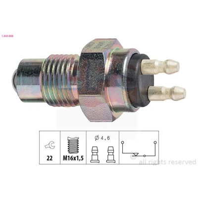 Immagine di EPS 1.860.008 Interruttore, Luce di retromarcia Made in Italy OE Equivalent