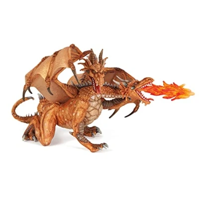 Immagine di PAPO 38938 Drago Dorato A Due Teste, Multicolore,