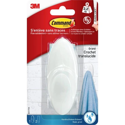 Immagine di 3M Ganci per asciugamani grandi Command™ Bad (L x L A) 114 41 38 mm Bianco Contenuto: 1 pz.