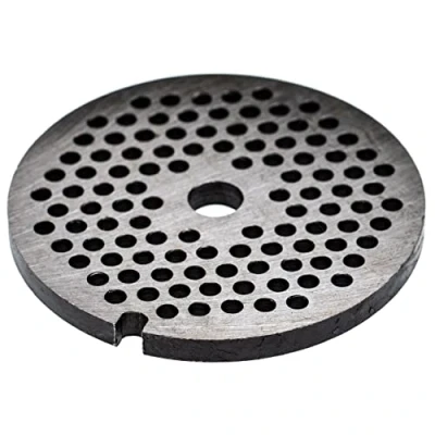 Immagine di vhbw piastra pre taglio 32, cavità 44 x 21mm, foro centrale 13,4mm, in acciaio per esempio compatibile con ADE, Caso, Fama, KBS, Porkert tritacarne