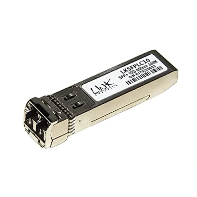 Immagine di LINK LKSFPLC10H Modulo Minigbic (Sfp+) Multimode LC Duplex 10Gbps 850Nm 300 Mt con Ddm Compatibile HP e Procurve