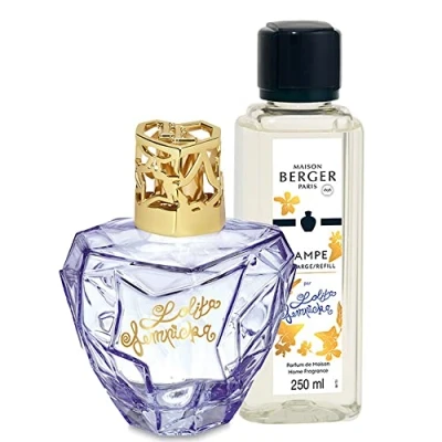 Immagine di LAMPE BERGER Premium Lolita LEMPICKA Parme (x3) Set Regalo (Lampada profumata/Profumo), Vetro, 440 ml
