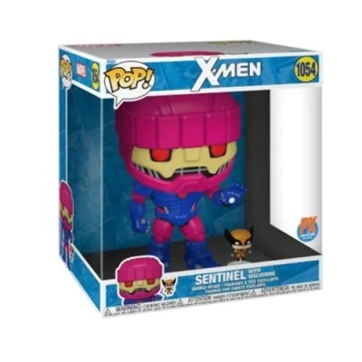Immagine di Funko Pop! Jumbo Marvel: X Men Sentinel with Wolverine (Special Edition) #1054 Bobble Head Vinyl Figure