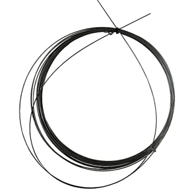 Immagine di filo dritto in lega di nitinol super elastico da 1 m nichel titanio 0,1 1,8 mm acciaio per molle nero con filamento iperelastico (0.6MMX1M)