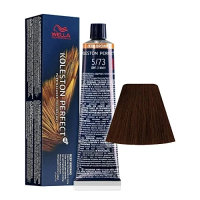 Immagine di Wella Professionals Koleston Perfect Me+ Deep Browns 60 ml 5/73 Castano Chiaro Oro Marrone