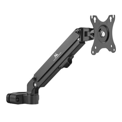 Immagine di Supporto monitor per tubo/post 28 60 mm Maclean, 17 27&#039;&#039;, 7 kg max, molla a gas, MC 459