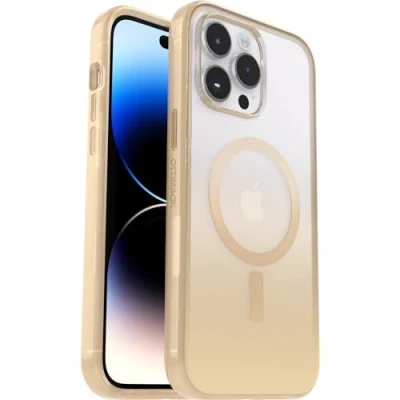 Immagine di Cover OtterBox Serie Clear Case con MagSafe per iPhone 14 Pro Max, Resistente a Shock e Cadute, Ultra Sottile, Protettiva, Testata 2x vs le norme anti caduta MIL STD 810G, Tiara