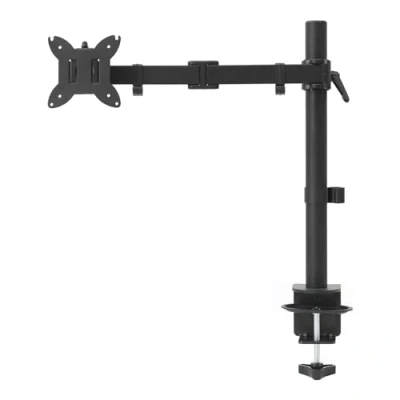 Immagine di Amazon Basics, Supporto a braccio regolabile per monitor singolo, adatto fino 32&quot; (81.3 cm), Nero