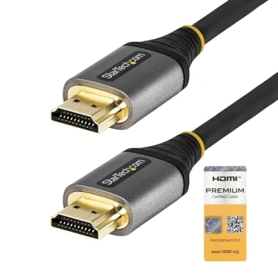 Immagine di STARTECH CAVO HDMI 2.0 PREMIUM 50 CM AD ALTA VELOCIT ETHERNET HDR10