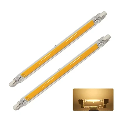 Immagine di LED R7S 189mm Bianco Caldo 3000K Dimmerabile, 15W Sostituzione 150W J189 alogena, AC230V 1500LM Lampadina COB lineare, 2pcs
