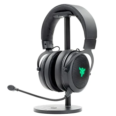 Immagine di Itek Cuffie Gaming H500WB con Microfono Removibile. per giocatori Bluetooth, cancellazione rumore esterno, regolabili, illuminazione LED. Adatti PC e console.