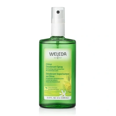 Immagine di Weleda Deodorante Spray Limone, fresco profumo e 24h di efficace protezione, con puri oli essenziali naturali limone litsea cubeba, senza sali d&#039;alluminio (1X100 ml)