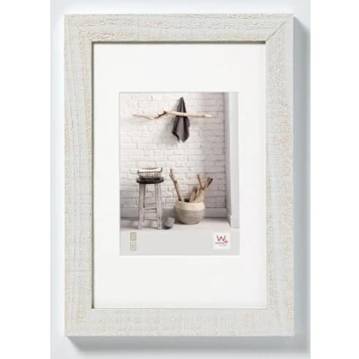 Immagine di walther design bianco polare 70 x 100 cm con passe partout, Home Cornice in legno HO100V