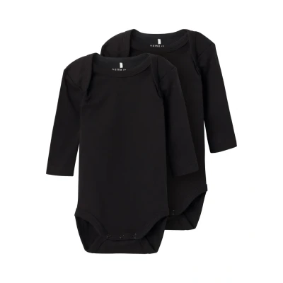 Immagine di NAME IT Nbnbody 2p Ls Solid Black Noos Body, Unisex Adulto, Nero, 74