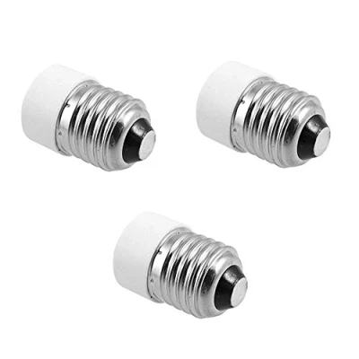 Immagine di Fineled, adattatori convertitori per lampadine E14 in prese E27, 3 pezzi