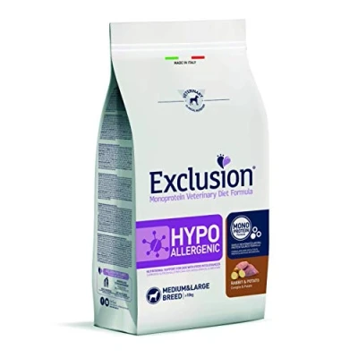 Immagine di Multipack risparmio! 2 x 12 kg Exclusion Diet Crocchette per cani Hypoallergenic Coniglio &amp; Patate