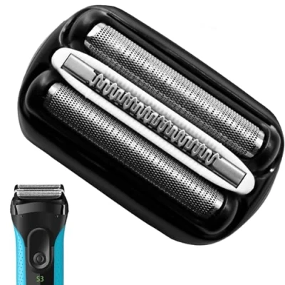 Immagine di Testine di rasatura 32B compatibili con rasoio Braun Uomo 3 Series Testina ricambio per elettrica compatibile 3, precisione elettrico