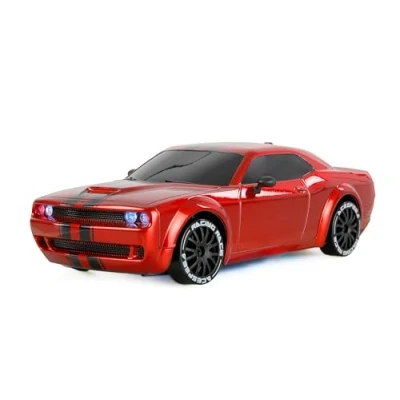Immagine di Amewi Muscle Car Onroad/Drift Rosso 1:20 Automodello per principianti Elettrica Auto stradale 4WD RtR 2,4 GHz con effetto luminoso, incl. Batteria e cavo di