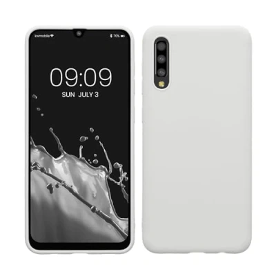 Immagine di kwmobile Custodia Compatibile con Samsung Galaxy A50 Cover Back Case per Smartphone in Silicone TPU Protezione Gommata bianco matt