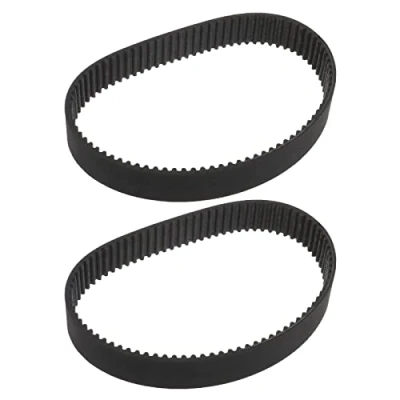 Immagine di ECSiNG 2 x Cinghia di trasmissione pialla in gomma HTD255 3M 14 85 denti 1604736002 1604736004 compatibile con Bosch FO150 FO200 PHO2.82 PHO20.82