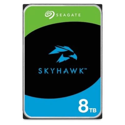 Immagine di Seagate SkyHawk, 8 TB, Hard Disk Interno per Applicazioni di Sorveglianza, Unità SATA 6 GBit/s, 3.5&quot;, Cache 256 MB, 3 Anni Servizi Rescue (ST8000VX004)
