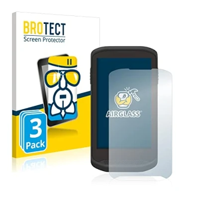 Immagine di brotect Pellicola Protettiva Vetro per Zebra TC25 / TC20 Touch Protezione Schermo (3 Pezzi) [Durezza Estrema 9H, Chiaro]
