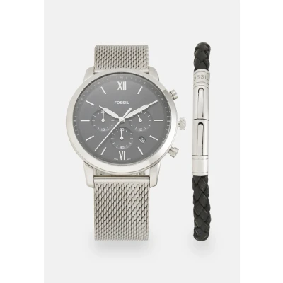 Immagine di Fossil SET Cronografo silvercoloured, Uomo, Taglia: One Size, Silver coloured