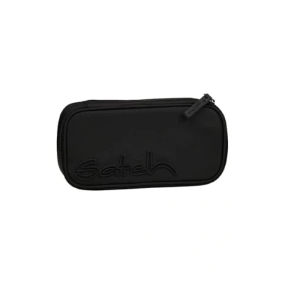 Immagine di satch Astuccio Rigido Extra large incl. divisorio Scomparto con cerniera Portapenne Triangolo Finestra per l&#039;orario Nordic Black Nero