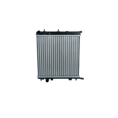 Immagine di NRF 50430A Radiatore motore Alluminio 415 380 23 FULL KIT Alette di raffreddamento montate meccanicamente CITROËN: C3 II, I Hatchback, C2 Hatchback