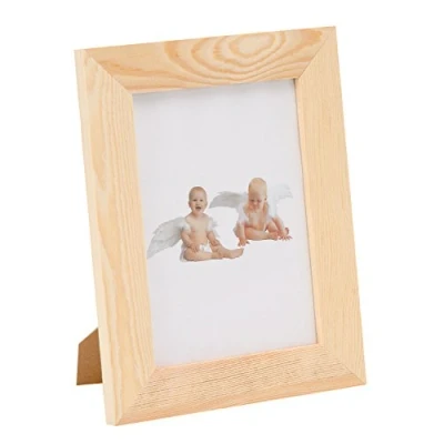 Immagine di GLOREX Inspirations 6 1683 402 Cornice in Legno di Pino, con lastra Vetro, Dimensioni Circa 17,5 x 22,5 3 cm, Mix FSC, la può Essere Decorata e progettata Individualmente