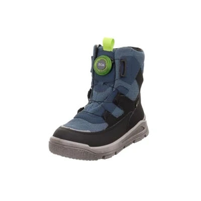Immagine di Superfit MARS Stivali con i lacci per bambini, Taglia: 36, Blau/schwarz Finta pelle / tessuto