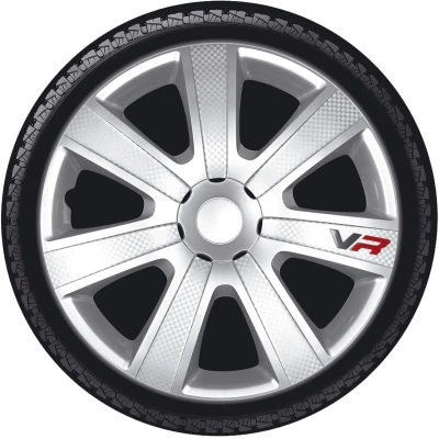 Immagine di AutoStyle PP 5154 Copricerchi 14Inch argento/carbonio