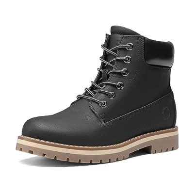 Immagine di Bruno Marc Stivali Uomo da Classici Scarponcino Caldo Antiscivolo Comode Moda Fodera in Rete Stivaletti,Size 42,Nero Rete,SBSB226M 1