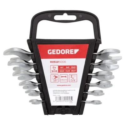Immagine di Gedore RED R05125012 3300961 Kit chiavi a forchetta doppie 12 parti