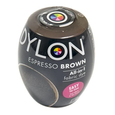 Immagine di Dylon Confezione da 3 Capsule per tintura a Macchina, Colore, Marrone caffè Espresso, 25 x 10 4 cm