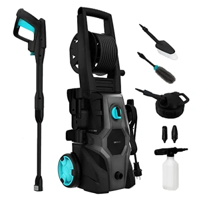 Immagine di Cecotec Idropulitrice ad alta pressione HydroBoost 2000 Car&amp;Garden Pro. W, casa, giardino o auto, portata max 450 l/h, 150 bar di max, pompa in alluminio, raggio d&#039;azione 14m
