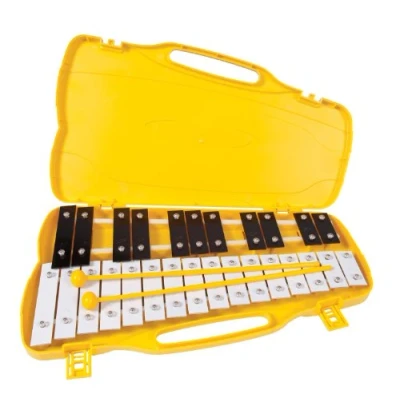 Immagine di Performance Percussion G4 A6 Metallofono a 27 bacchette, colore bianco/nero