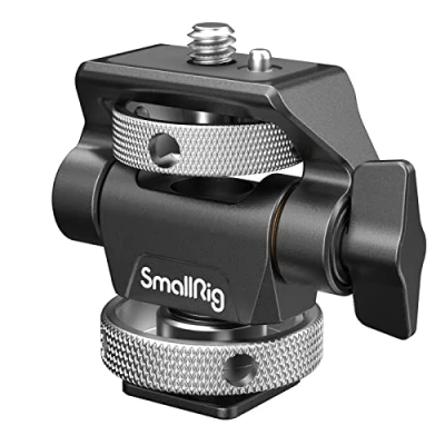 Immagine di SmallRig supporto per monitor orientabile e inclinabile con a morsetto NATO (Accessori monitor), Accessori video, Nero