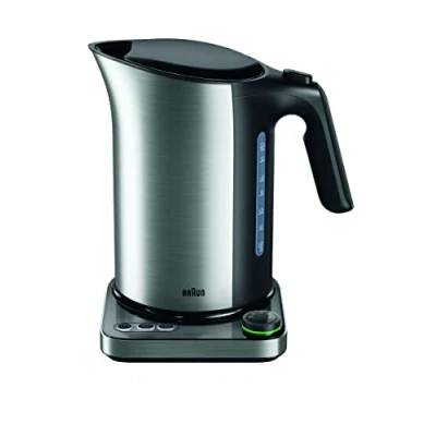 Immagine di Braun WK5115BK Bollitore d&#039;Acqua per le Tue Bevande Preferite con Cinque Regolazioni di Temperatura e Sistema Bollitura Rapida in 35 Sec, Mantenimento Caldo, Finestra Indicatore Livello Acqua