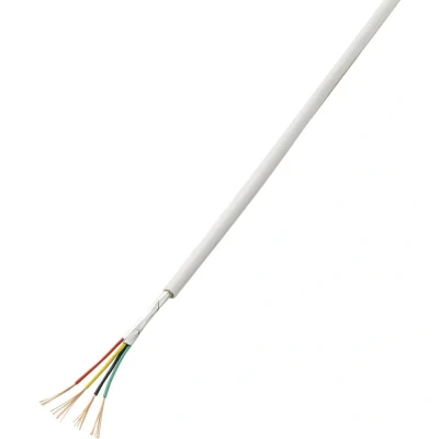 Immagine di TRU COMPONENTS 1571729 Cavo per allarmi LiYY 6 x 0.22 mm² Bianco 50 m