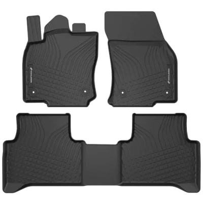 Immagine di WALSER tappetini premium per auto compatibili con VW Touran (5T1) 05/2015 Oggi, in gomma 100% su misura made EU, robusti