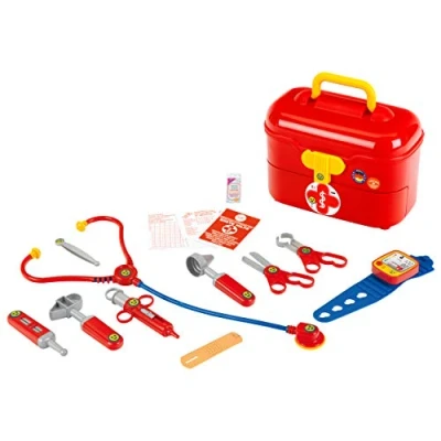 Immagine di Theo Klein 4360 Valigetta da Dottore, Include misuratore elettronico della Pressione sanguigna, Accessori per Giochi di Ruolo (Dottore), 25 cm x 15 20 cm, Giocattoli Bambini dai 3 Anni in su