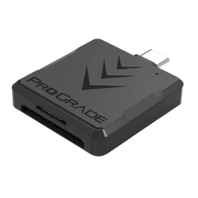 Immagine di Lettore di schede mobile a doppio slot ProGrade Digital SDXC e microSDXC USB C 3.2 Gen 1 (PGM0.5)