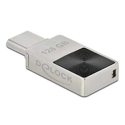 Immagine di Delock Mini Chiavetta di memoria USB (128 GB, C), USB, Argento